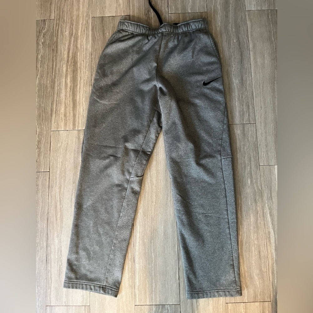 Nike Mens Dri-fit Fleece Lined Pants Sweatpants Joggers Size M Gray Grey